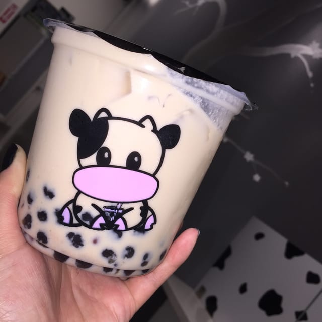 Taro-Coconut Milk Tea.