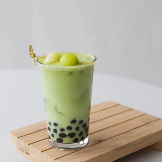 Honeydew Milk Tea.