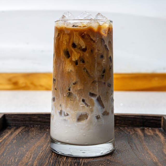 Iced Hazelnut Coffee.