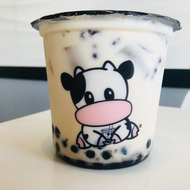 Fresh Jasmine Milk Tea.