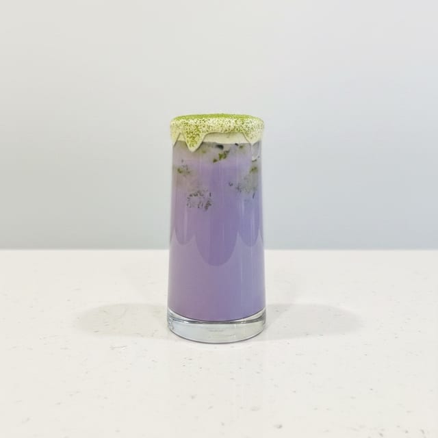 Ube Cloud Matcha Latte.