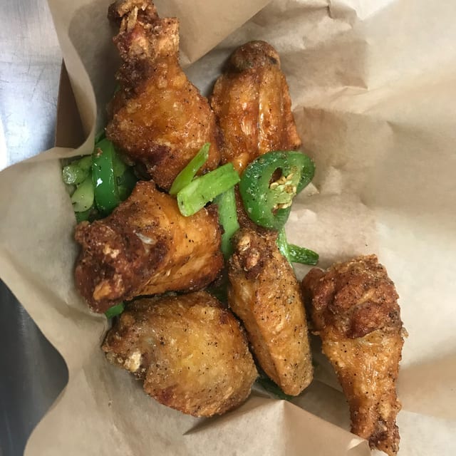 Salt and Pepper Wings.